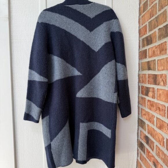 Banana Republic Blue Coat Sweater, New with tags - Navy and Blue, size L - Picture 3 of 6